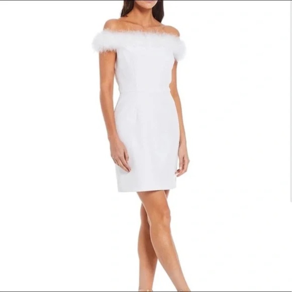 Gianni Bini Strapless White Dress